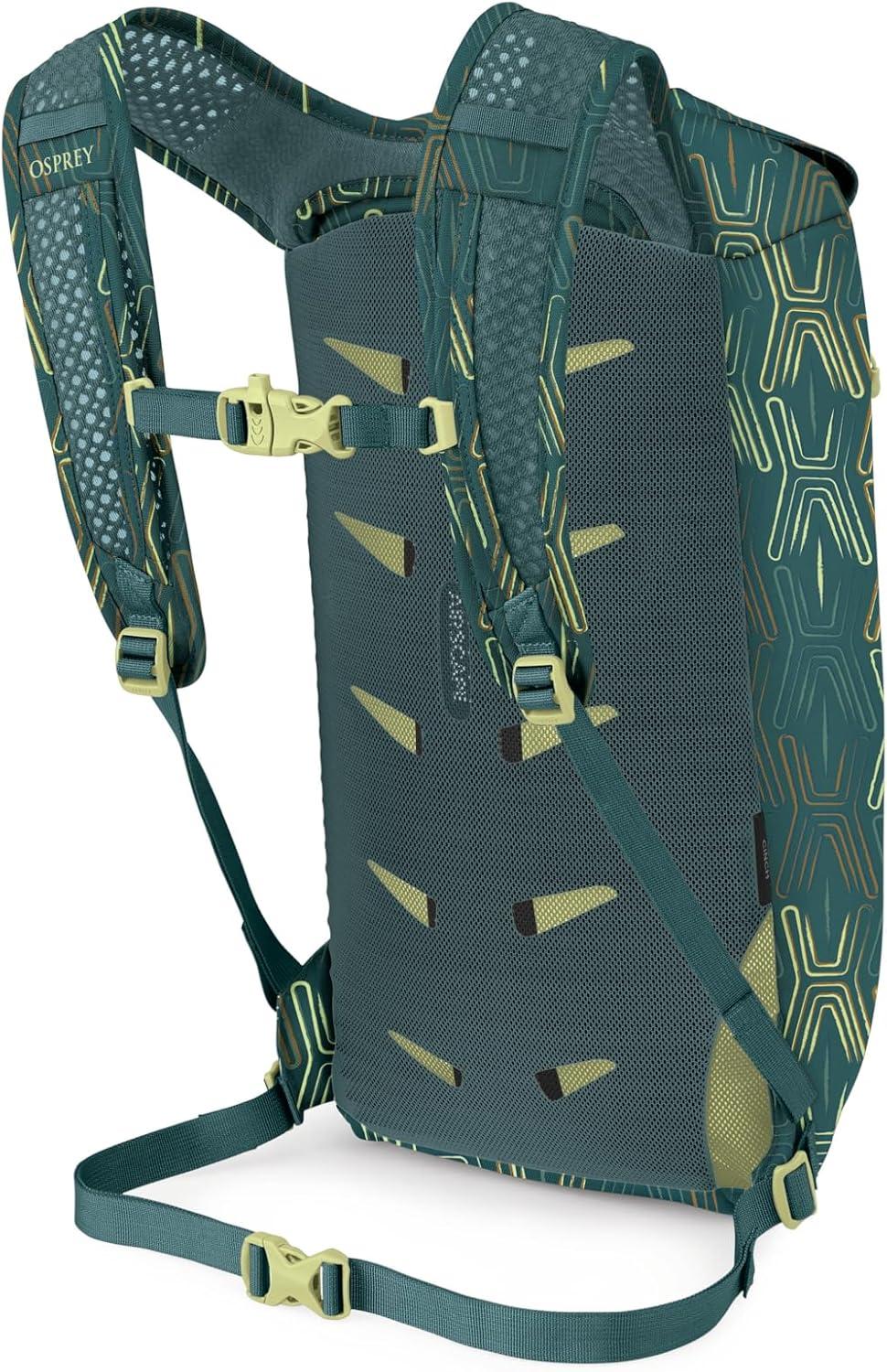 imageOsprey Daylite Cinch Backpack Lightweight Travel Bag for Hikes Festivals and Everyday Fuzzy Window PrintTorrent BlueFuzzy Window Printtorrent Blue