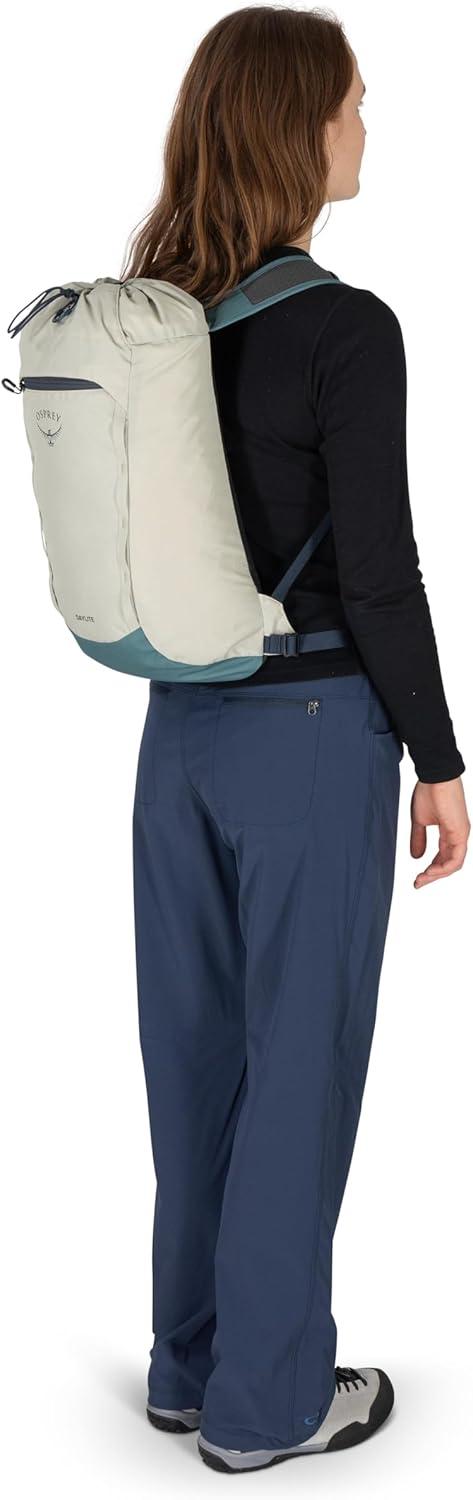 imageOsprey Daylite Cinch Backpack Lightweight Travel Bag for Hikes Festivals and Everyday Fuzzy Window PrintTorrent BlueMoody Burgundy