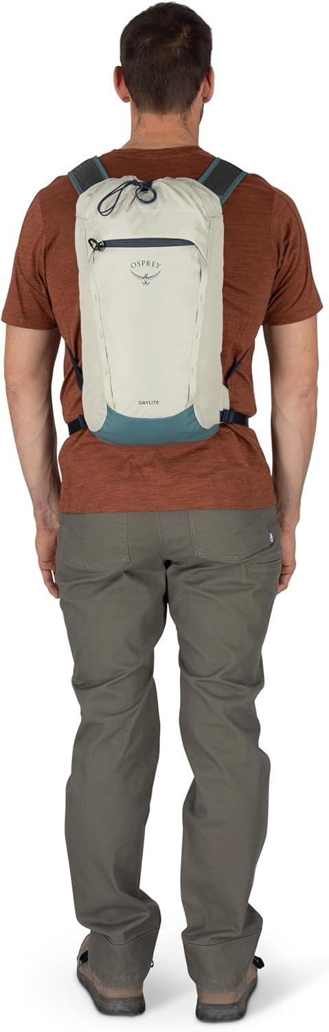 imageOsprey Daylite Cinch Backpack Lightweight Travel Bag for Hikes Festivals and Everyday Fuzzy Window PrintTorrent BlueMoody Burgundy