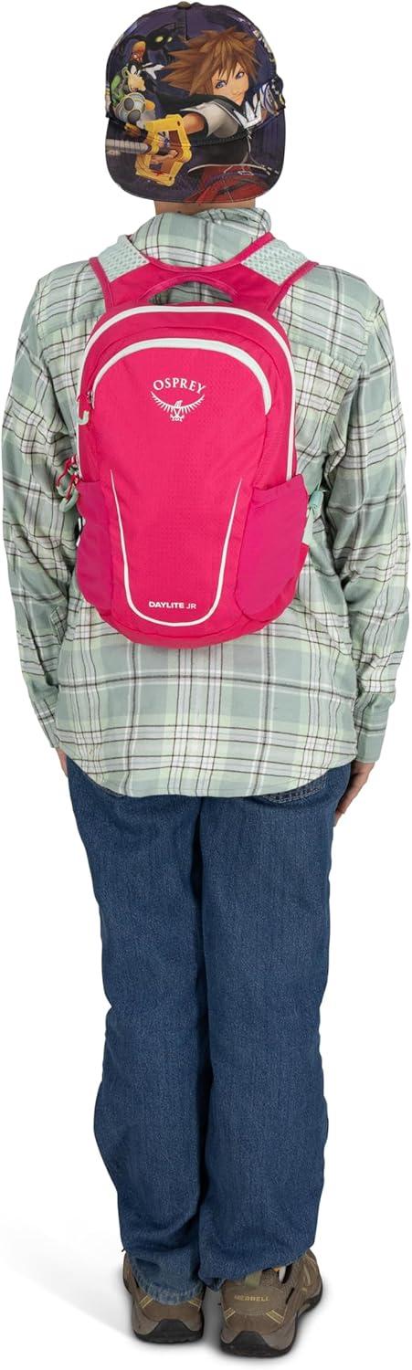 imageOsprey Daylite Jr Kids Commuter Backpack Everyday Hiking Backpack for Boys and Girls Lightweight Travel Bag Frost MoonHotspot PinkFrosty Mint