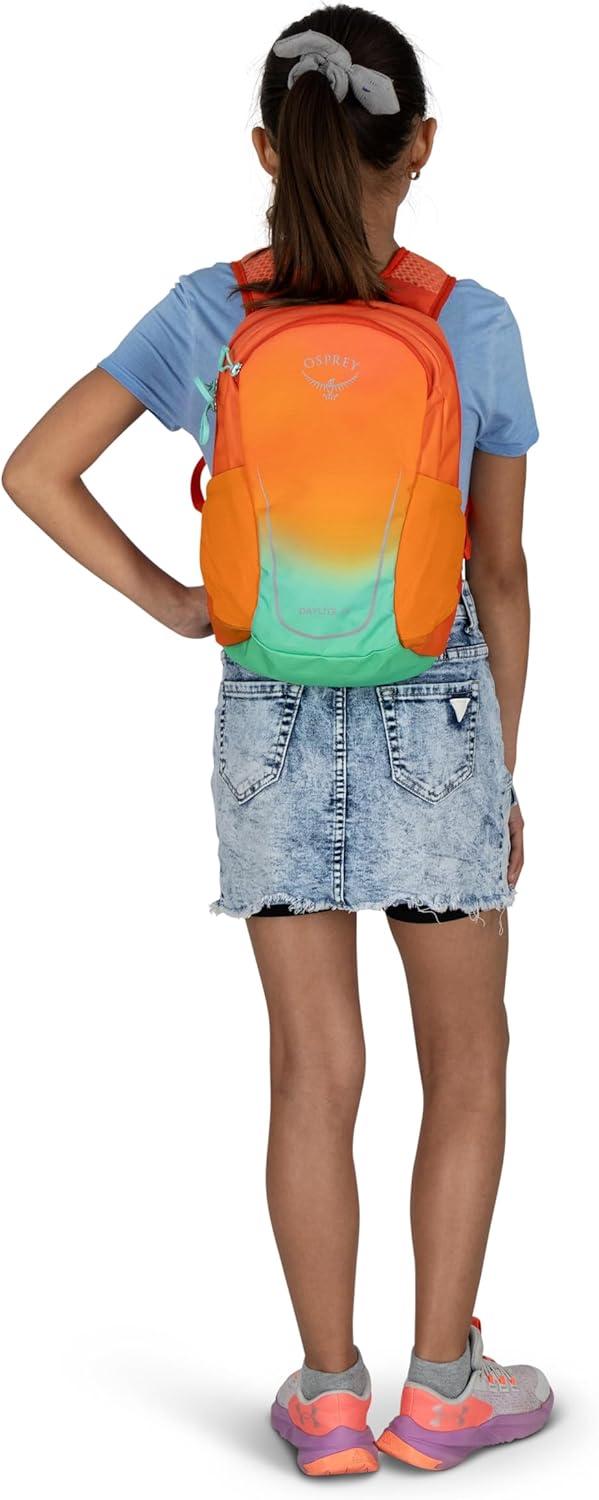imageOsprey Daylite Jr Kids Commuter Backpack Everyday Hiking Backpack for Boys and Girls Lightweight Travel Bag Frost MoonSunshine