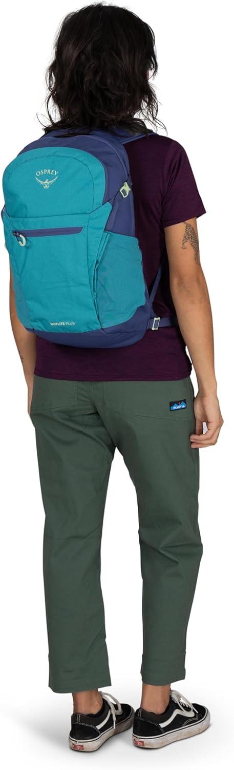 imageOsprey Daylite Plus Commuter Backpack Everyday Pack with Laptop Sleeve Bottle Pockets and Extra Storage Iris PinkTumbleweed YellowTunnel Vision