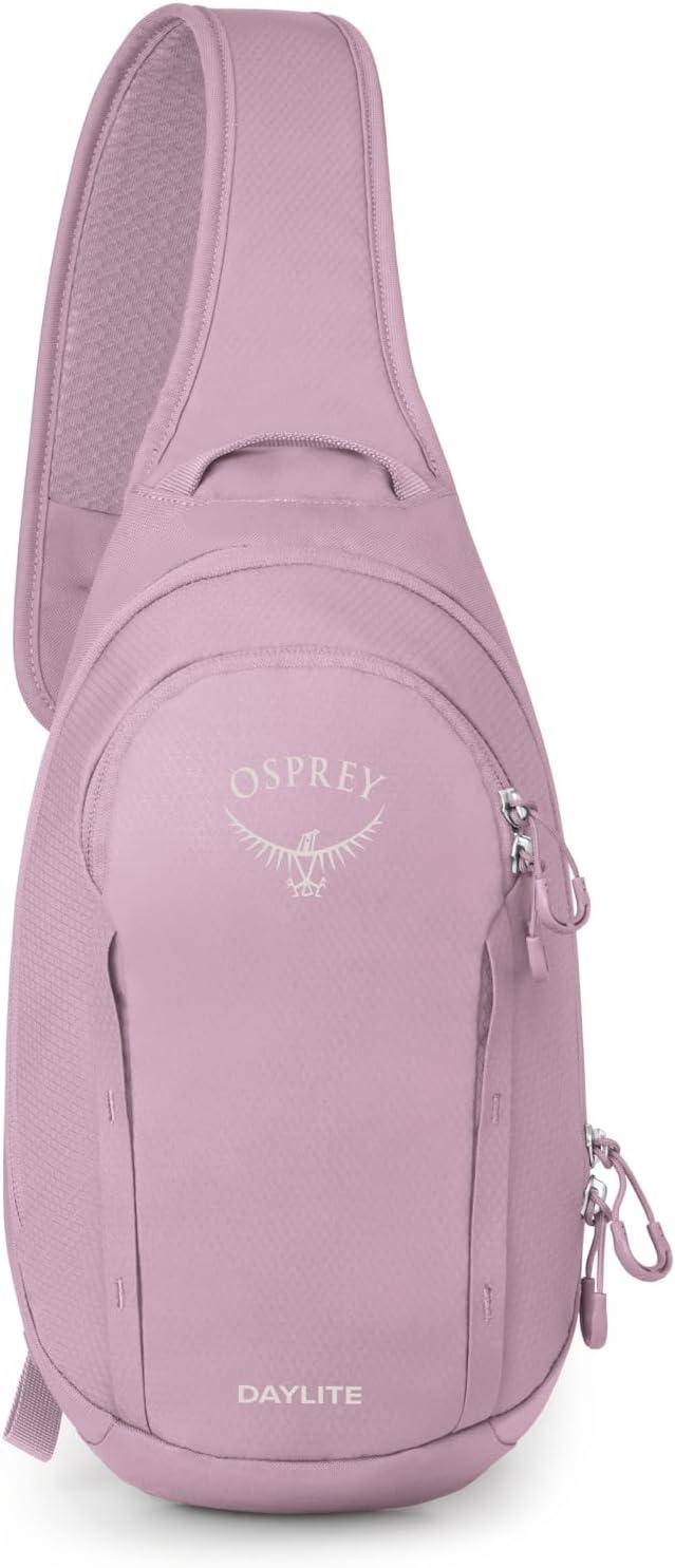 imageOsprey Daylite Shoulder Sling Bag Compact Crossbody Backpack for Everyday Carry Festivals and Lightweight TravelIris Pink