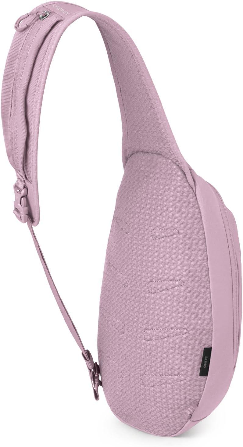 imageOsprey Daylite Shoulder Sling Bag Compact Crossbody Backpack for Everyday Carry Festivals and Lightweight TravelIris Pink
