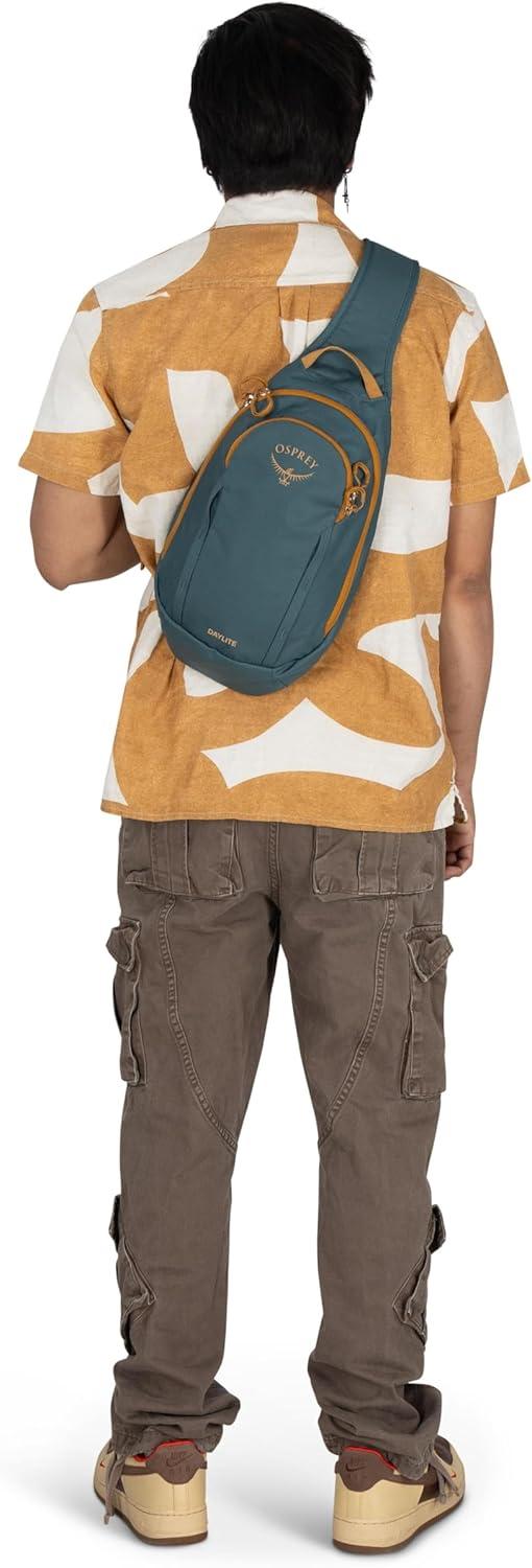 imageOsprey Daylite Shoulder Sling Bag Compact Crossbody Backpack for Everyday Carry Festivals and Lightweight TravelMystery White Multi