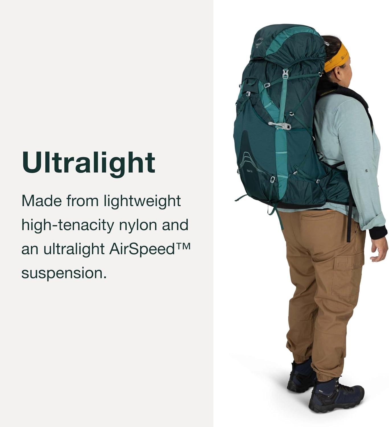 imageOsprey Eja 48 Womens Ultralight Backpacking BackpackDeep Teal