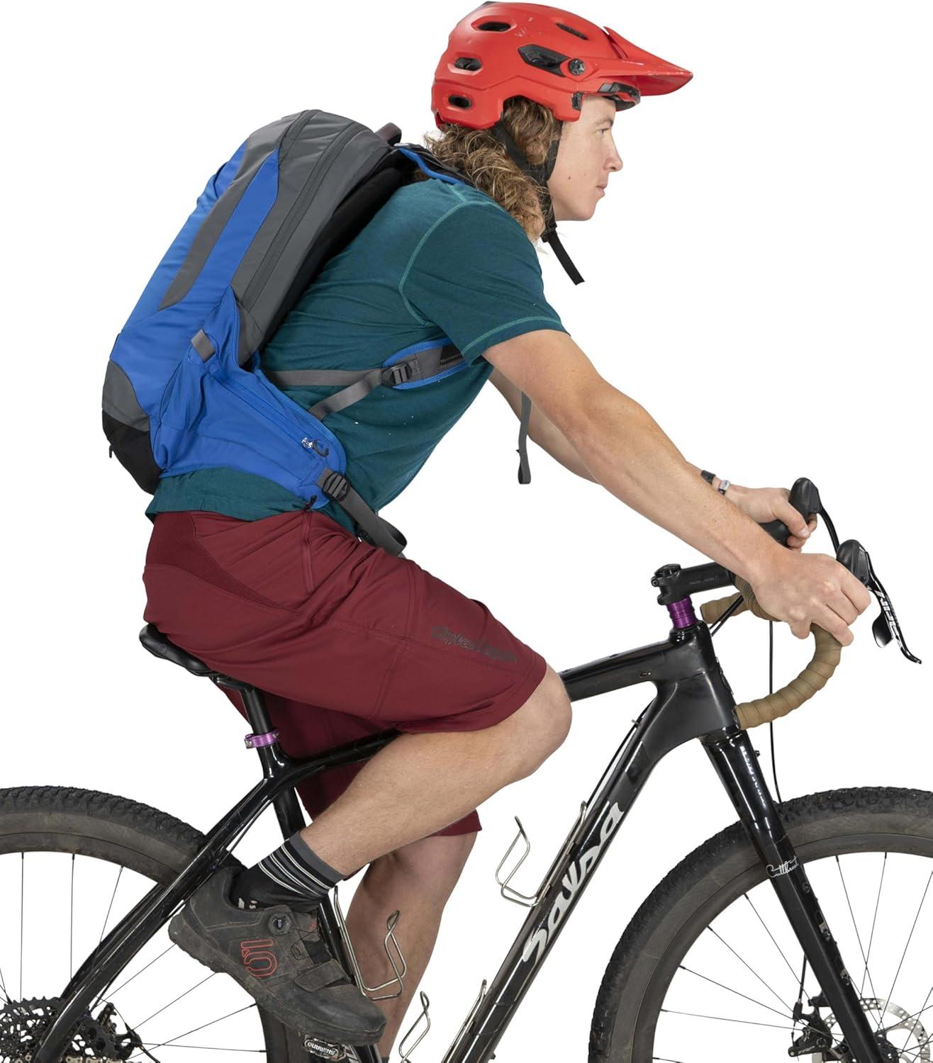 imageOsprey Escapist 20L Biking Backpack Black MediumLargePostal Blue