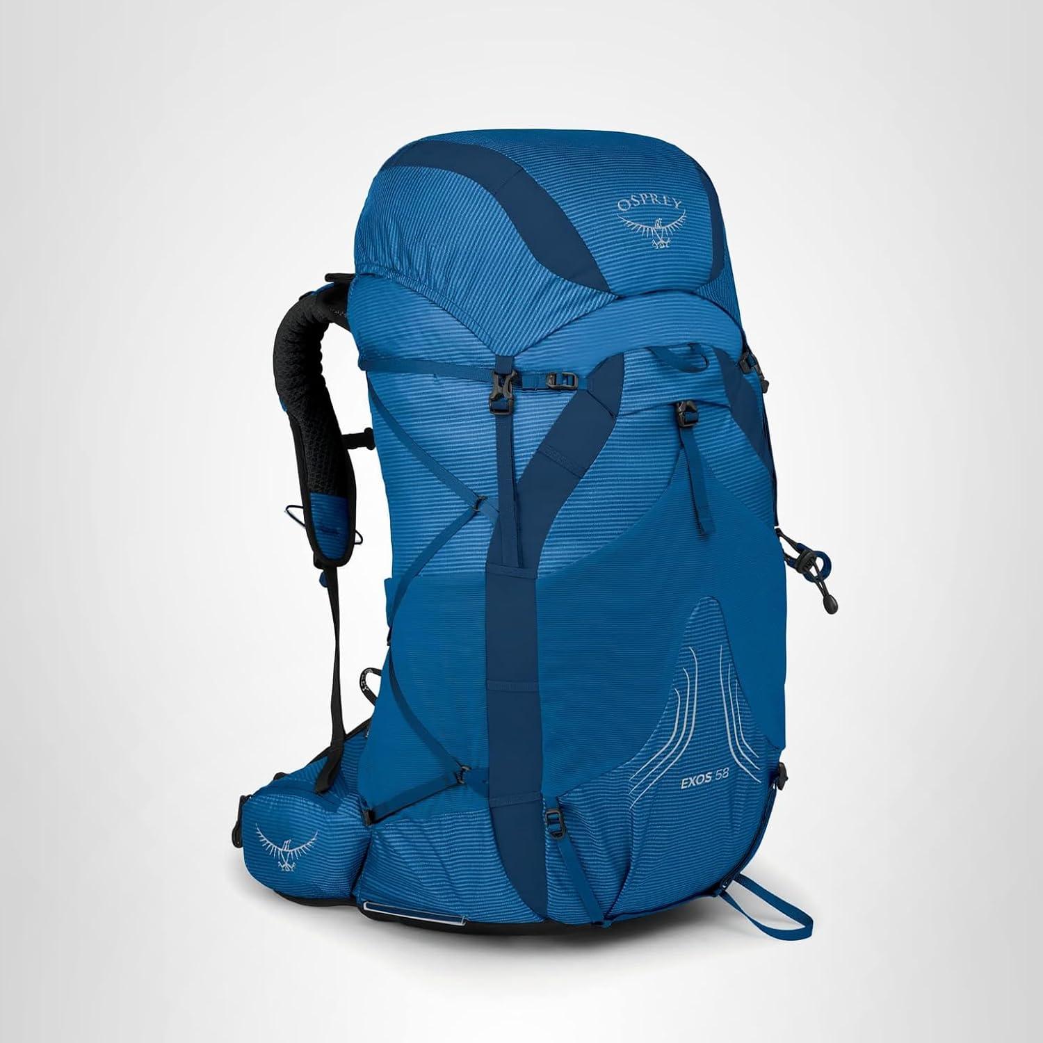 imageOsprey Exos 58 Mens Ultralight Backpacking BackpackBlue Ribbon