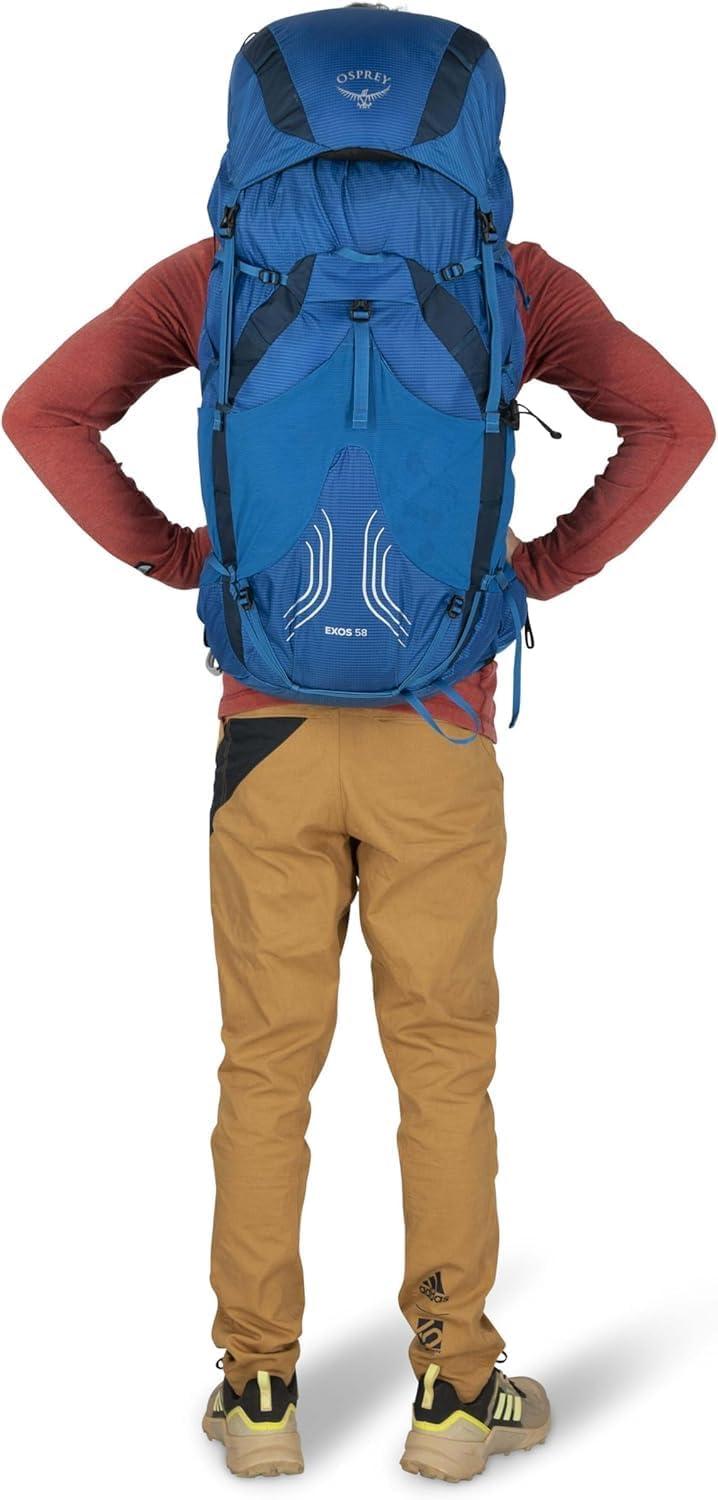 imageOsprey Exos 58 Mens Ultralight Backpacking BackpackBlue Ribbon