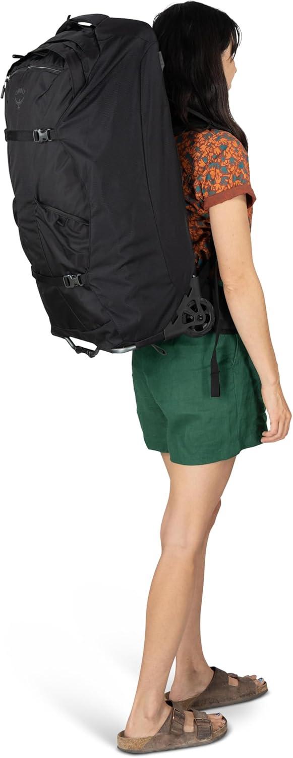 imageOsprey Farpoint Fairview 65L Wheeled Travel Pack Rolling Backpack Travel Bag Luggage with Wheels CascadeTorrent BlueCascade Torrent Blue