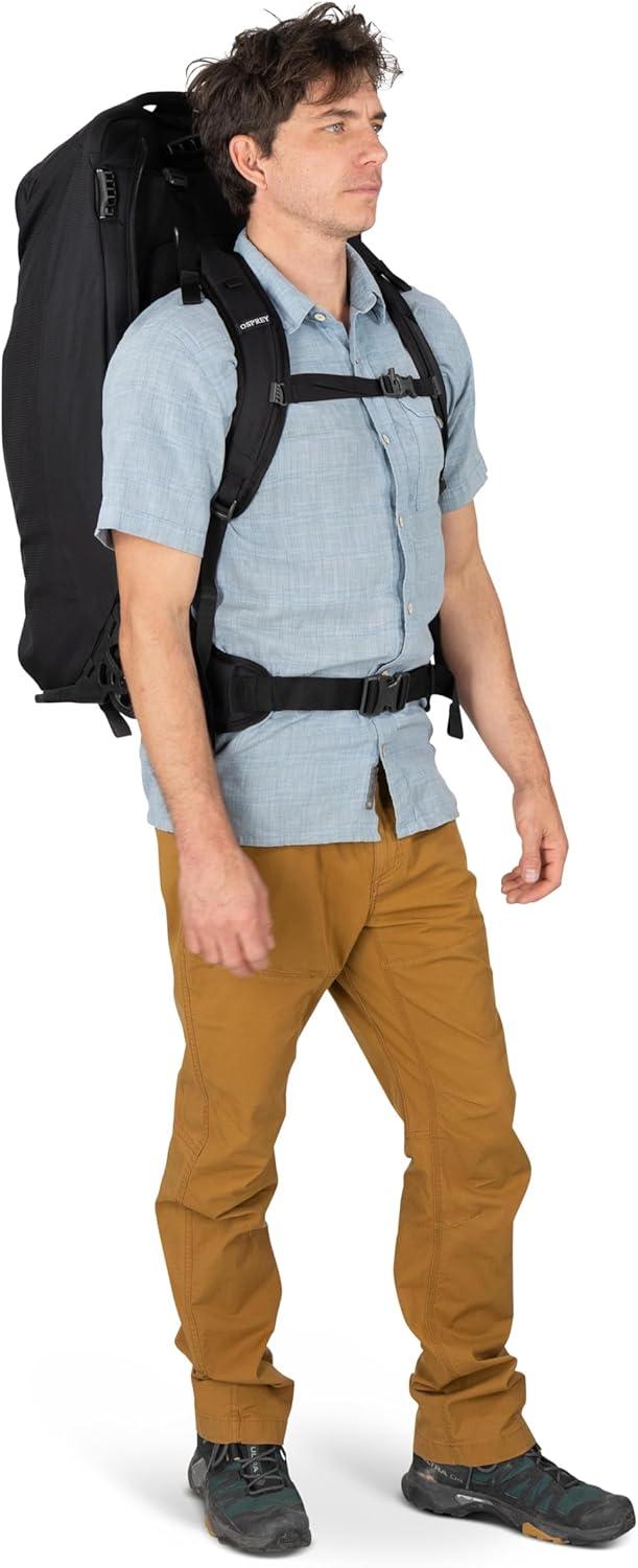 imageOsprey Farpoint Fairview 65L Wheeled Travel Pack Rolling Backpack Travel Bag Luggage with Wheels CascadeTorrent BlueCascade Torrent Blue