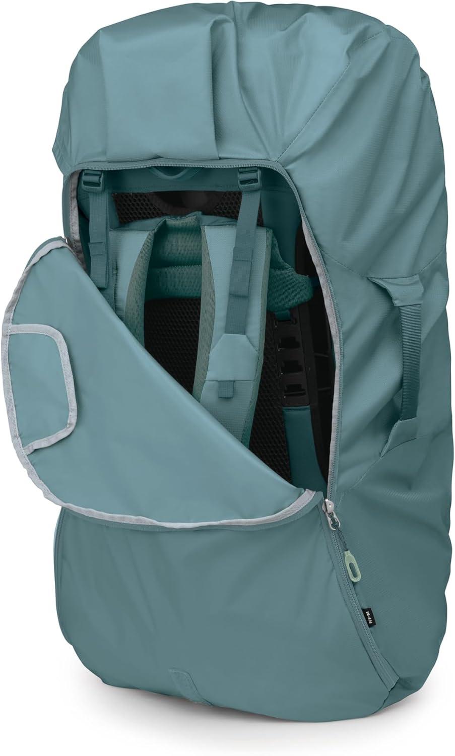 imageOsprey Farpoint Trek 55L Mens Travel Backpack Hybrid Backpacking amp Travel Bag with Internal Organization Cascade BlueTorrent BlueCascade Blue Torrent Blue