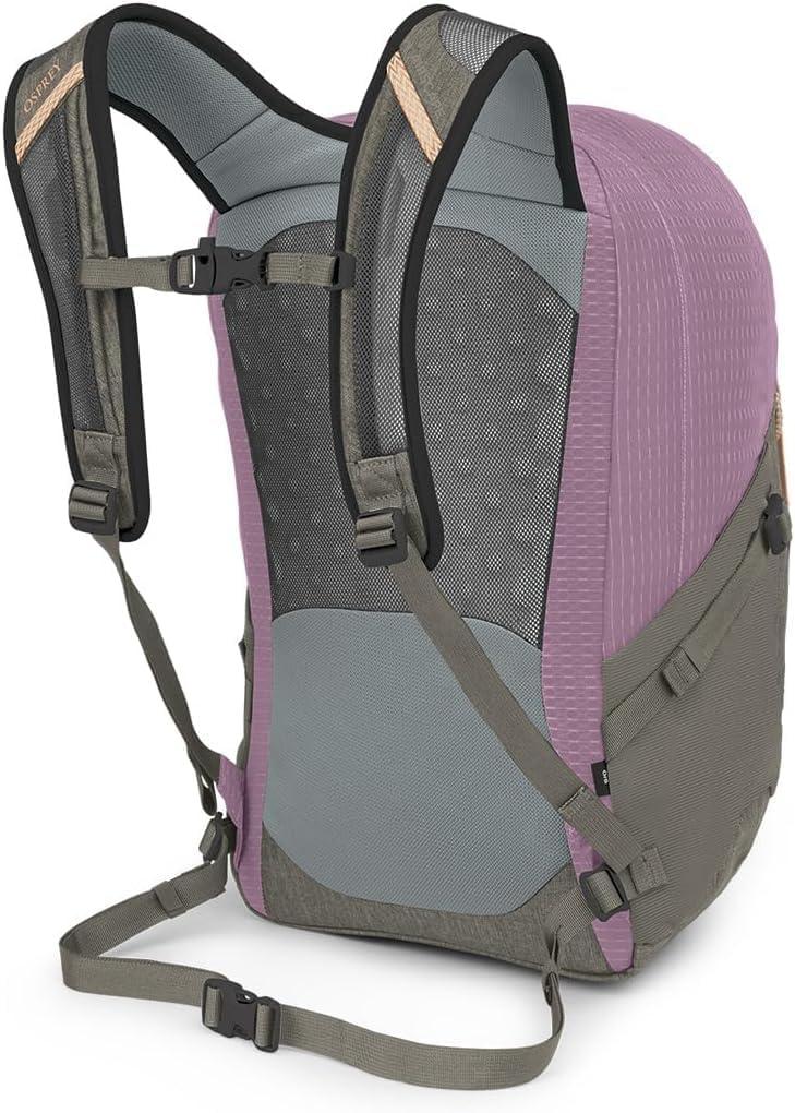 imageOsprey Quasar Commuter Backpack Slim Everyday Bag with Laptop Sleeve amp Bottle Pockets for Work amp Schoo Phantom Grey HeatherPashminaTan Concrete