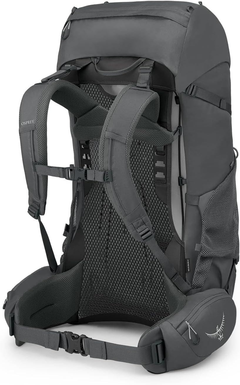 imageOsprey Rook 50L Mens Backpacking Backpack Dark CharcoalSilver LiningDark CharcoalSilver Lining