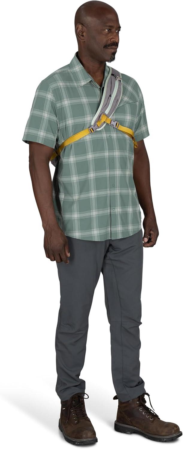 imageOsprey Transporter Crossbody Shoulder Sling Personal Item Bag Small Everyday Backpack Mystery WhiteMoody BurgundyPine Leaf Green