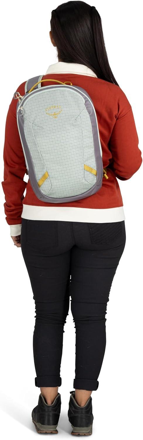 imageOsprey Transporter Crossbody Shoulder Sling Personal Item Bag Small Everyday Backpack Mystery WhiteMoody BurgundyPine Leaf Green