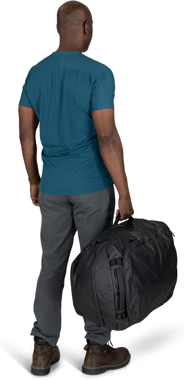 imageOsprey Transporter Lightweight Travel Duffel Bag Extra Large Water Resistant Durable Gear Bag for Men and WomenEuphoria PurplePurple Ink