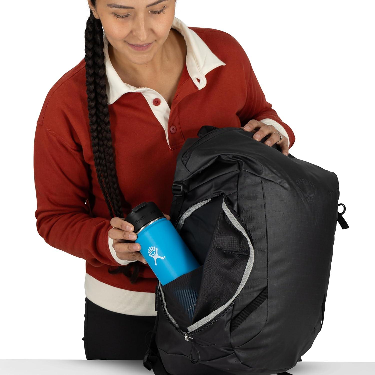 imageOsprey Transporter Zinch WaterResistant Commuter Pack Everyday Laptop Bag Travel Backpack Mystery WhiteMoody BurgundyFrosty MintSoundwave Grey