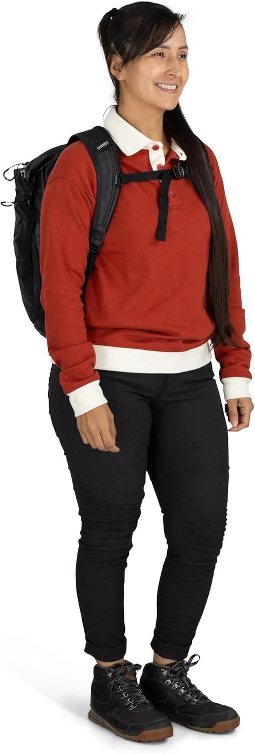 imageOsprey Transporter Zinch WaterResistant Commuter Pack Everyday Laptop Bag Travel Backpack Mystery WhiteMoody BurgundyFrosty MintSoundwave Grey