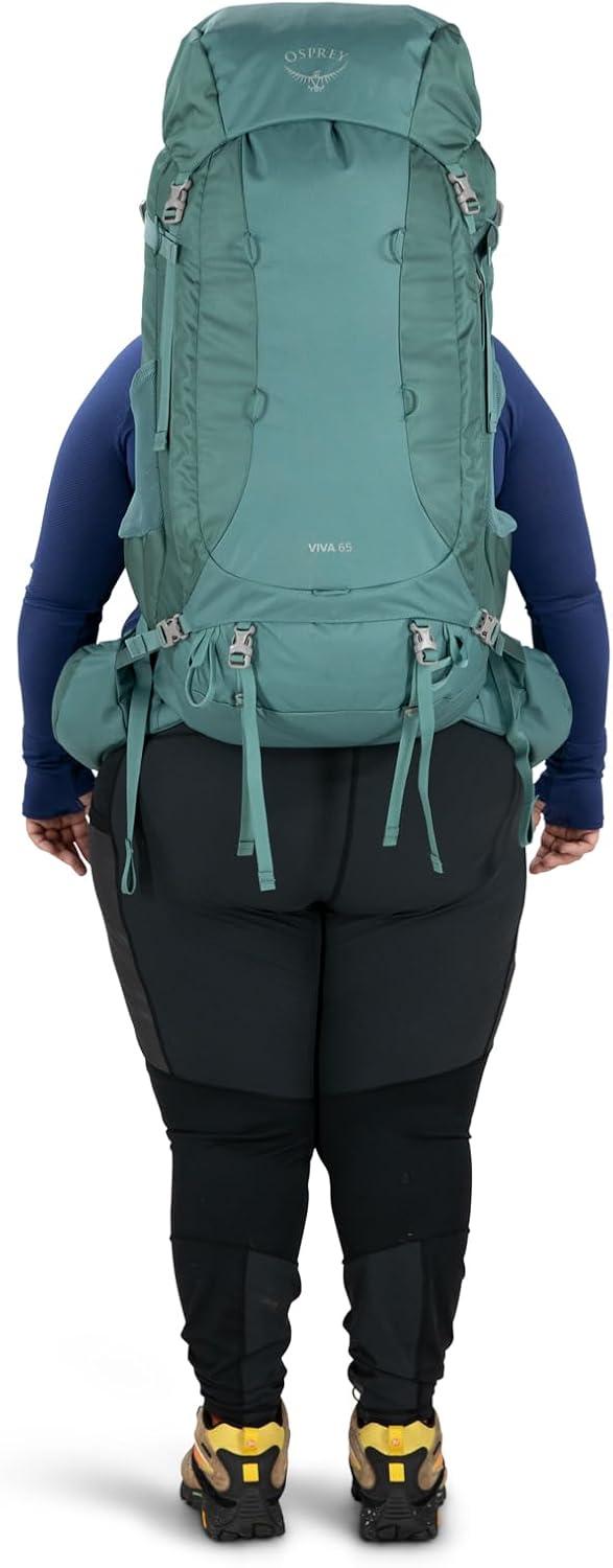 imageOsprey Viva 65L Womens Backpacking Backpack Succulent Green Extended FitSucculent Green
