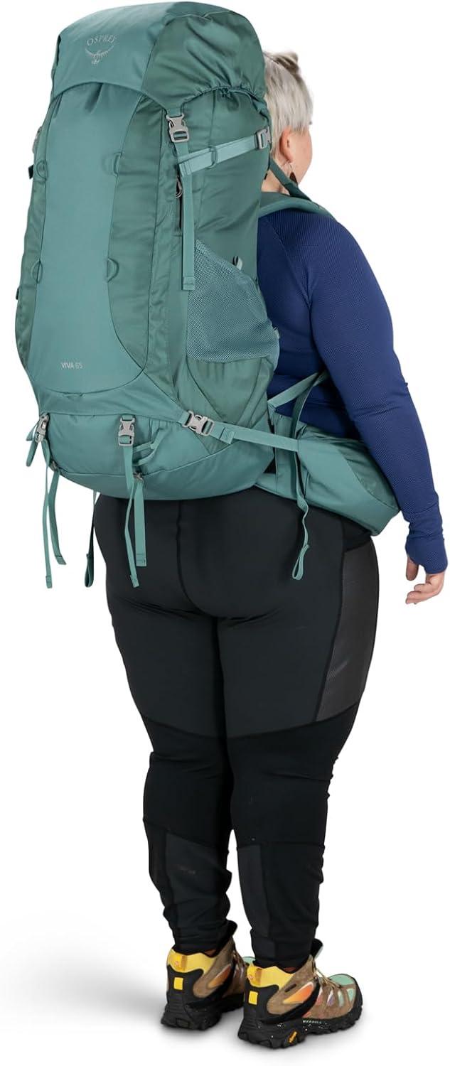 imageOsprey Viva 65L Womens Backpacking Backpack Succulent Green Extended FitSucculent Green