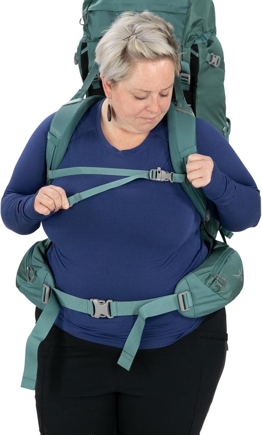 imageOsprey Viva 65L Womens Backpacking Backpack Succulent Green Extended FitSucculent Green