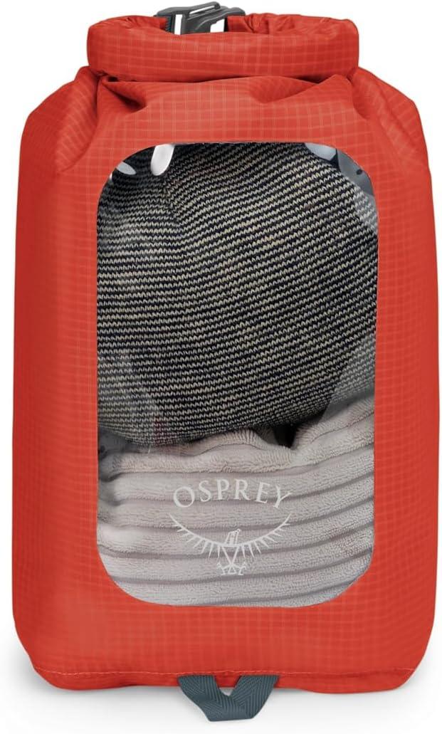 imageOsprey Waterproof Dry Sack with WindowMars Orange