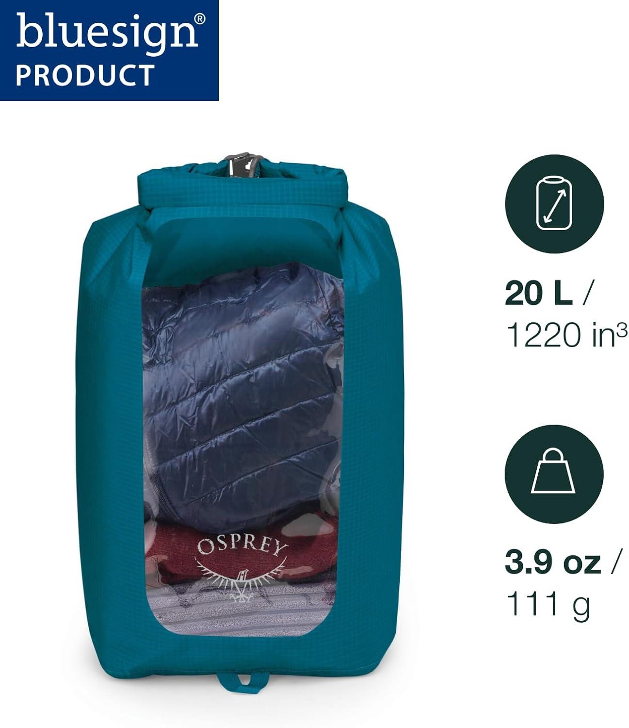 imageOsprey Waterproof Dry Sack with WindowMars Orange