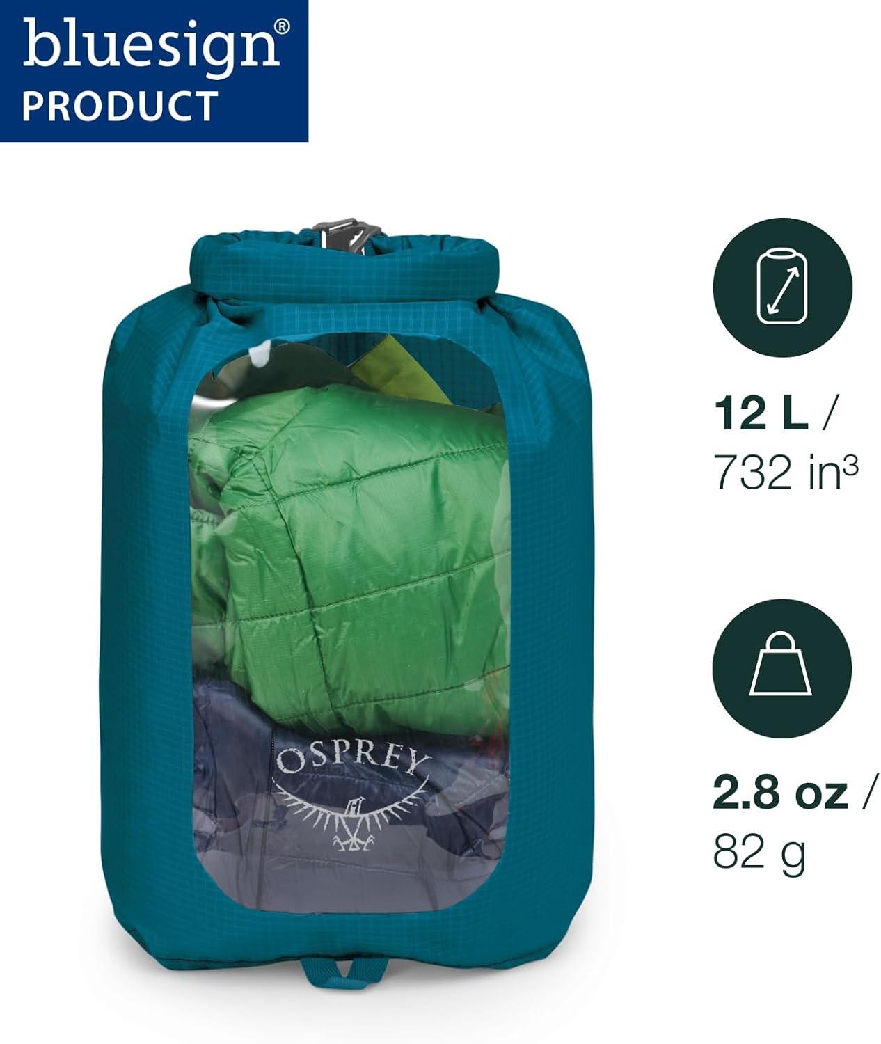 imageOsprey Waterproof Dry Sack with WindowMars Orange