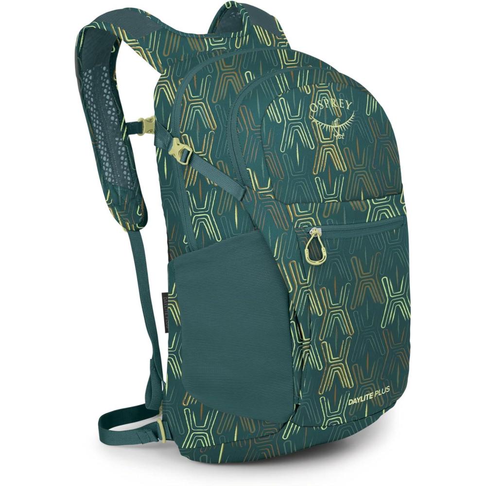 imageOsprey Daylite Plus Commuter Backpack  Everyday Pack with Laptop Sleeve Bottle Pockets and Extra Storage Iris PinkFuzzy Window Printtorrent Blue