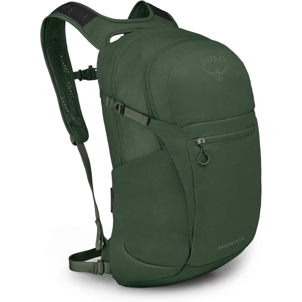 imageOsprey Daylite Plus Commuter Backpack Everyday Pack with Laptop Sleeve Bottle Pockets and Extra Storage Iris PinkSeaweed Green Amazon Exclusive