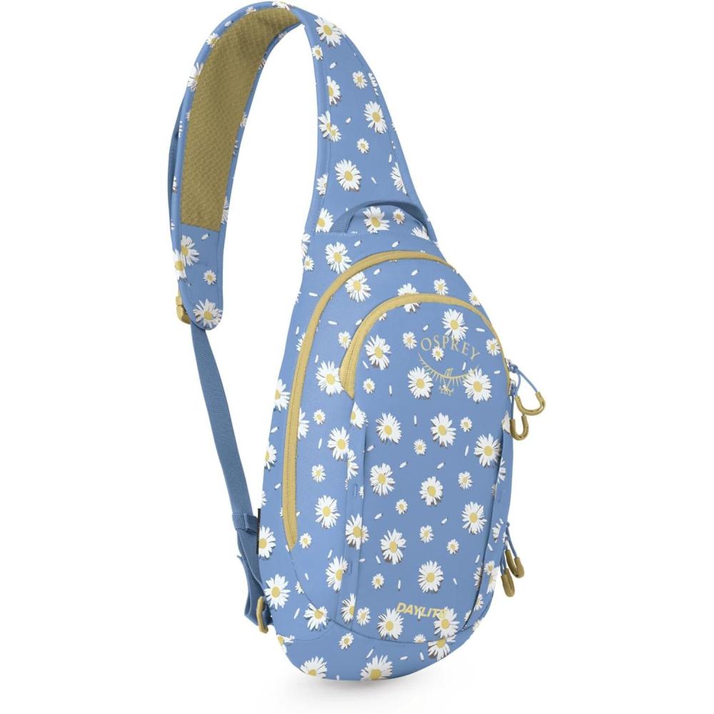 imageOsprey Daylite Shoulder Sling Bag  Compact Crossbody Backpack for Everyday Carry Festivals and Lightweight TravelDaisy Printsevres Blue
