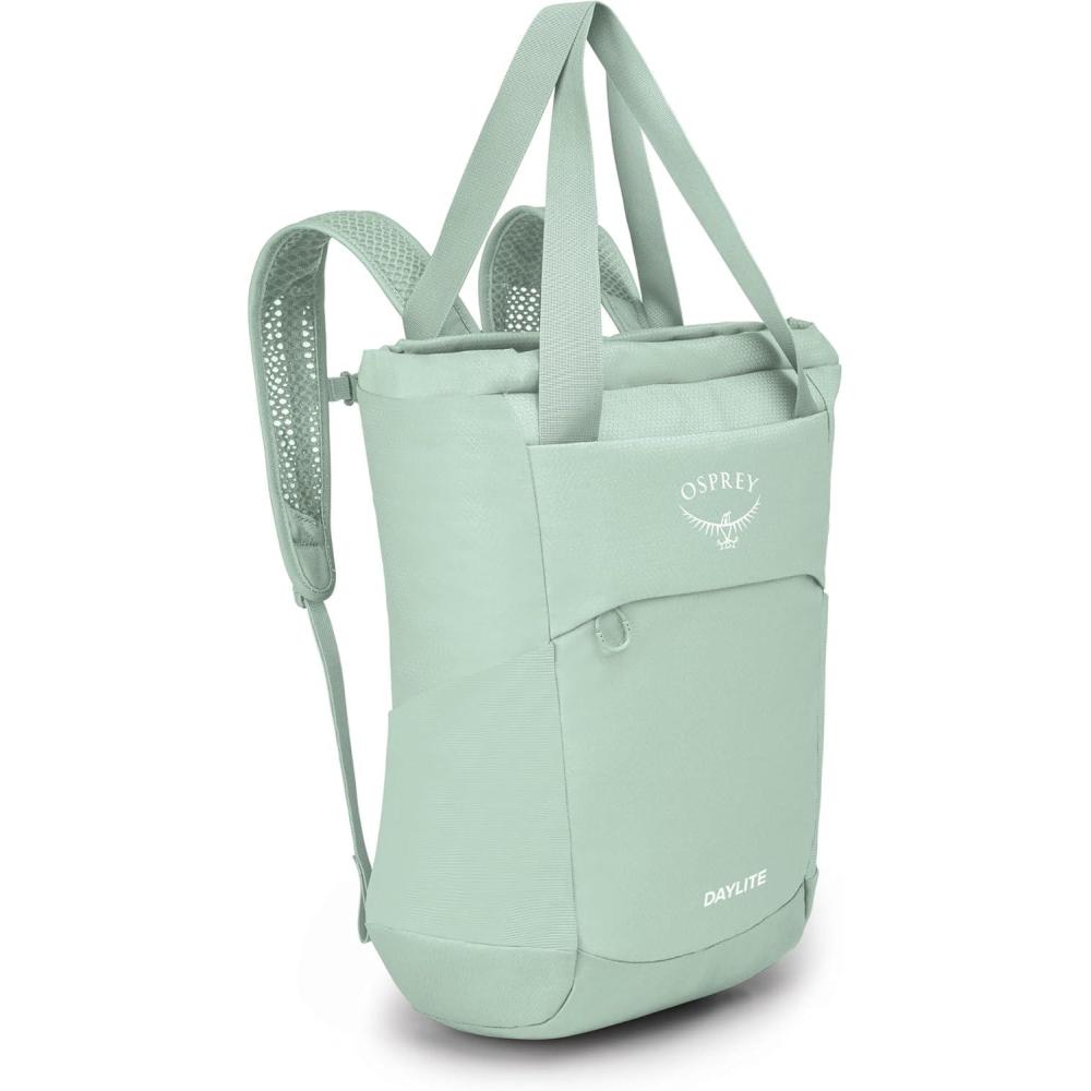 imageOsprey Daylite Tote Pack  Shoulder or Backpack Carry with Laptop Sleeve Iris PinkFrosty Mint