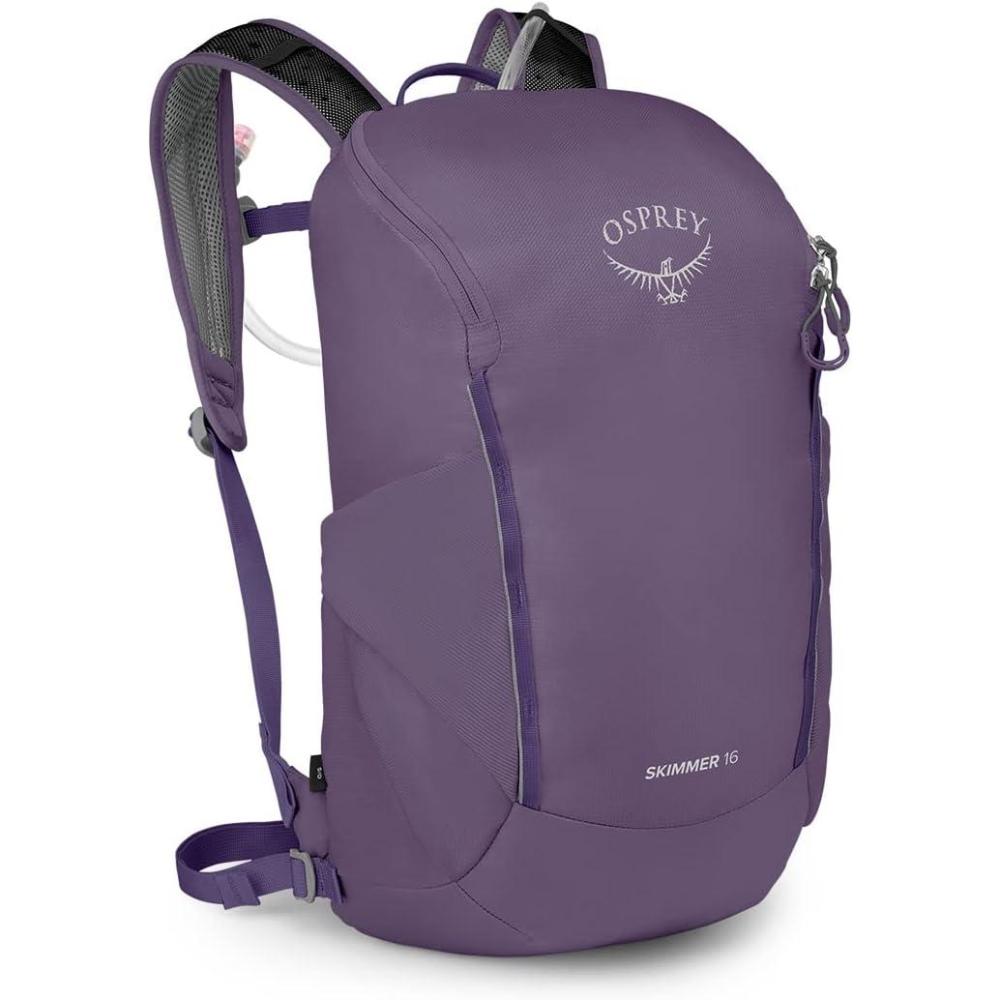 imageOsprey Skimmer 28L Womens Hiking Backpack with Hydraulics Reservoir Coyote BrownPurpurite Purple