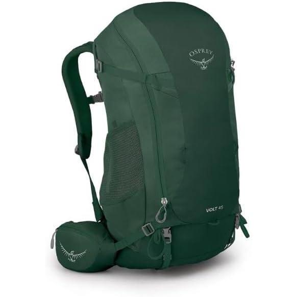 imageOsprey Volt 45L Mens Backpacking Backpack Mamba BlackAxo Green