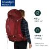 Osprey Aura AG 65L Women’s Backpacking Backpack, Enchantment Purple, WXS/S(Berry Sorbet Red)