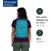 Osprey Daylite Plus Commuter Backpack – Everyday Pack with Laptop Sleeve, Bottle Pockets, and Extra Storage, Iris Pink(Fuzzy Window Print-torrent Blue)