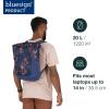 Osprey Daylite Tote Pack – Shoulder or Backpack Carry with Laptop Sleeve, Iris Pink(Wave Blue)