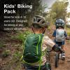Osprey Moki 3L Kids’ Biking Backpack with Hydraulics Reservoir, Hungry Dino Print(Blue Spikemoss)