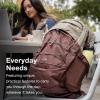 Osprey Quasar Commuter Backpack – Slim Everyday Bag with Laptop Sleeve & Bottle Pockets for Work & Schoo, Phantom Grey Heather(Moss Green-earl Grey Heather)