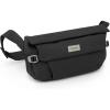 Osprey Arcane Hip Fanny Pack – Adjustable Waist or Crossbody Pack – Large Belt Bag, Moss Green Heather(Black)
