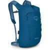 Osprey Daylite Cinch Backpack – Lightweight Travel Bag for Hikes, Festivals, and Everyday, Fuzzy Window Print/Torrent Blue(Night Shift Blue)