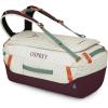 Osprey Transporter Lightweight Travel Duffel Bag – Extra Large Water Resistant Durable Gear Bag for Men and Women(Mystery White-moody Burgundy)