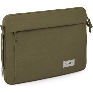 Osprey Arcane 16 Inch Laptop Sleeve – Compatible Protective Case with Zipper, Handles, and Extra Pockets, Black(Moss Green Heather)