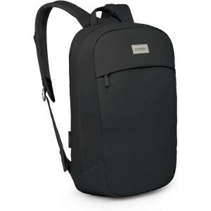 Osprey Arcane Large Day Commuter Backpack – Everyday Bag with Laptop Sleeve & Bottle Pocket, Moss Green Heather(Black)