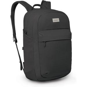 Osprey Arcane XL Day Commuter Backpack – Everyday Bag with Laptop Sleeve and Bottle Pocket, Green Heather(Black)
