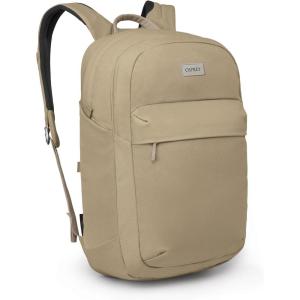 Osprey Arcane XL Day Commuter Backpack – Everyday Bag with Laptop Sleeve and Bottle Pocket, Green Heather(Latte Brown)