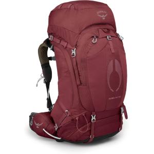 Osprey Aura AG 65L Women’s Backpacking Backpack, Enchantment Purple, WXS/S(Berry Sorbet Red)