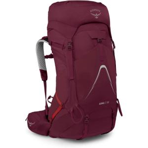 Osprey Aura AG LT 50L Women’s Backpacking Backpack, Antidote Purple, WXS/S(Antidote Purple)