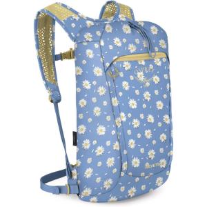 Osprey Daylite Cinch Backpack – Lightweight Travel Bag for Hikes, Festivals, and Everyday, Fuzzy Window Print/Torrent Blue(Daisy Print Sevres Blue)